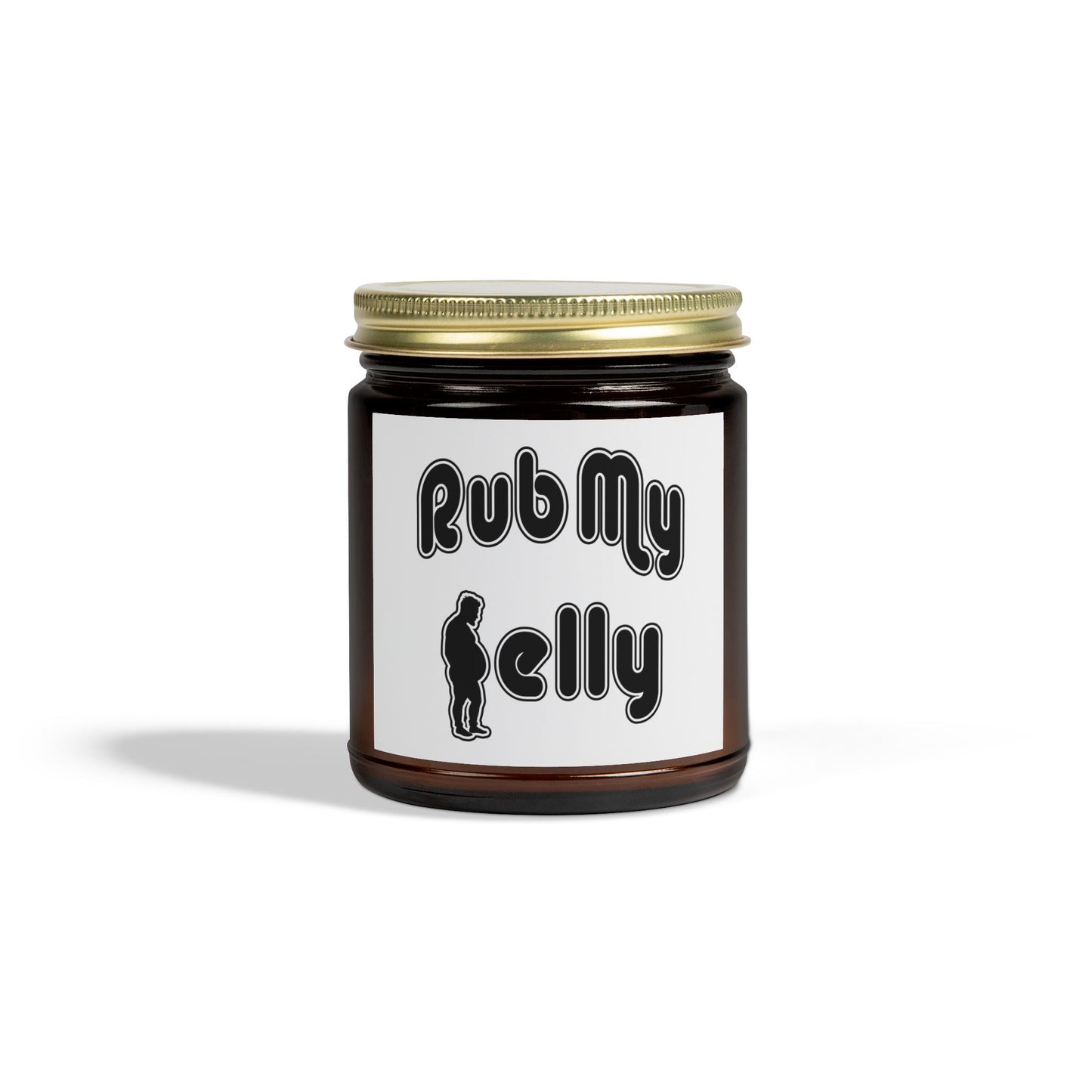 Rub My Belly | Scented Candles, Coconut Apricot Wax (4oz, 9oz)