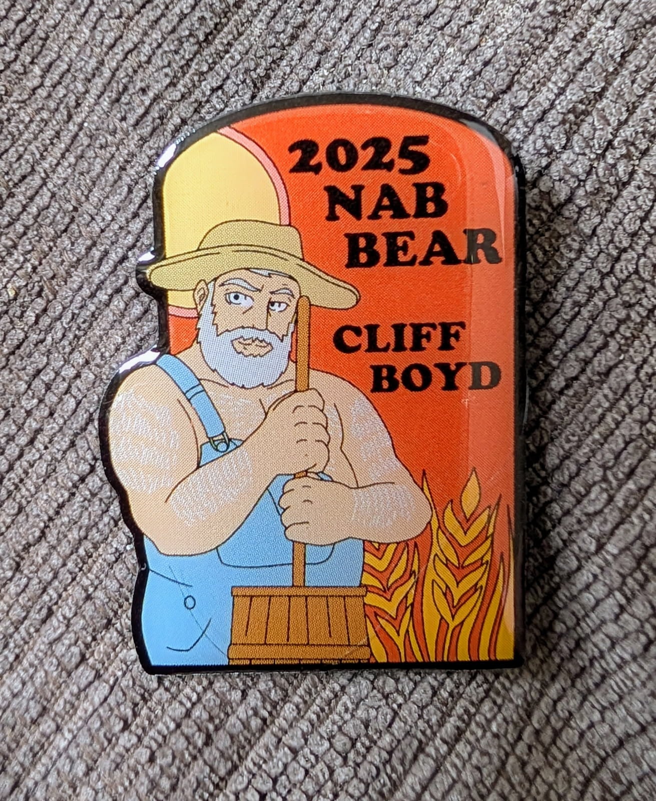 North American Bear 2025 Title Pin