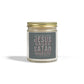 Jesus Saves, Satan Invests | Scented Candles, Coconut Apricot Wax (4oz, 9oz)