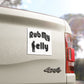 Rub My Belly | Magnetic Bumper Sticker