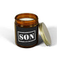 Son | Scented Candles, Coconut Apricot Wax (4oz, 9oz)