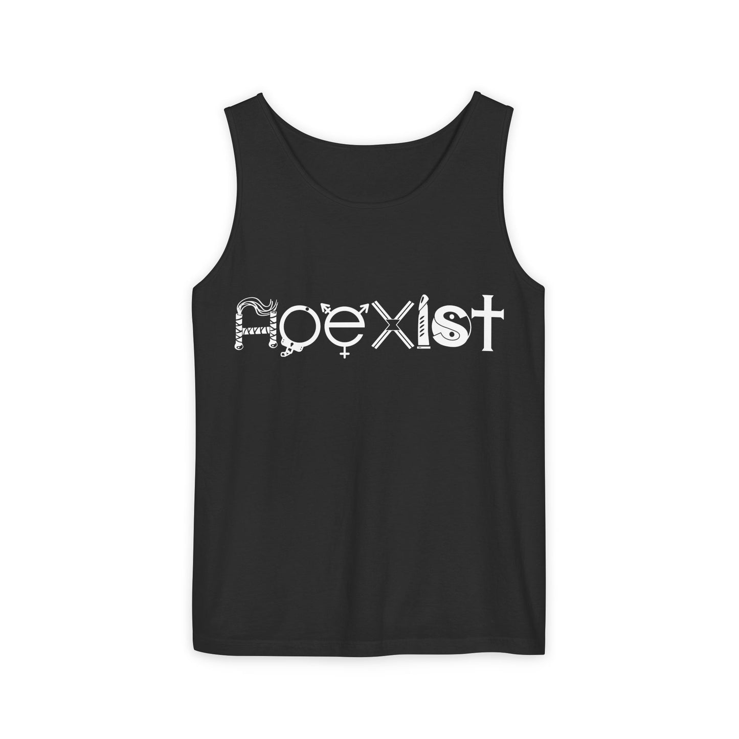HOEXIST (White Letters) | Tank Top