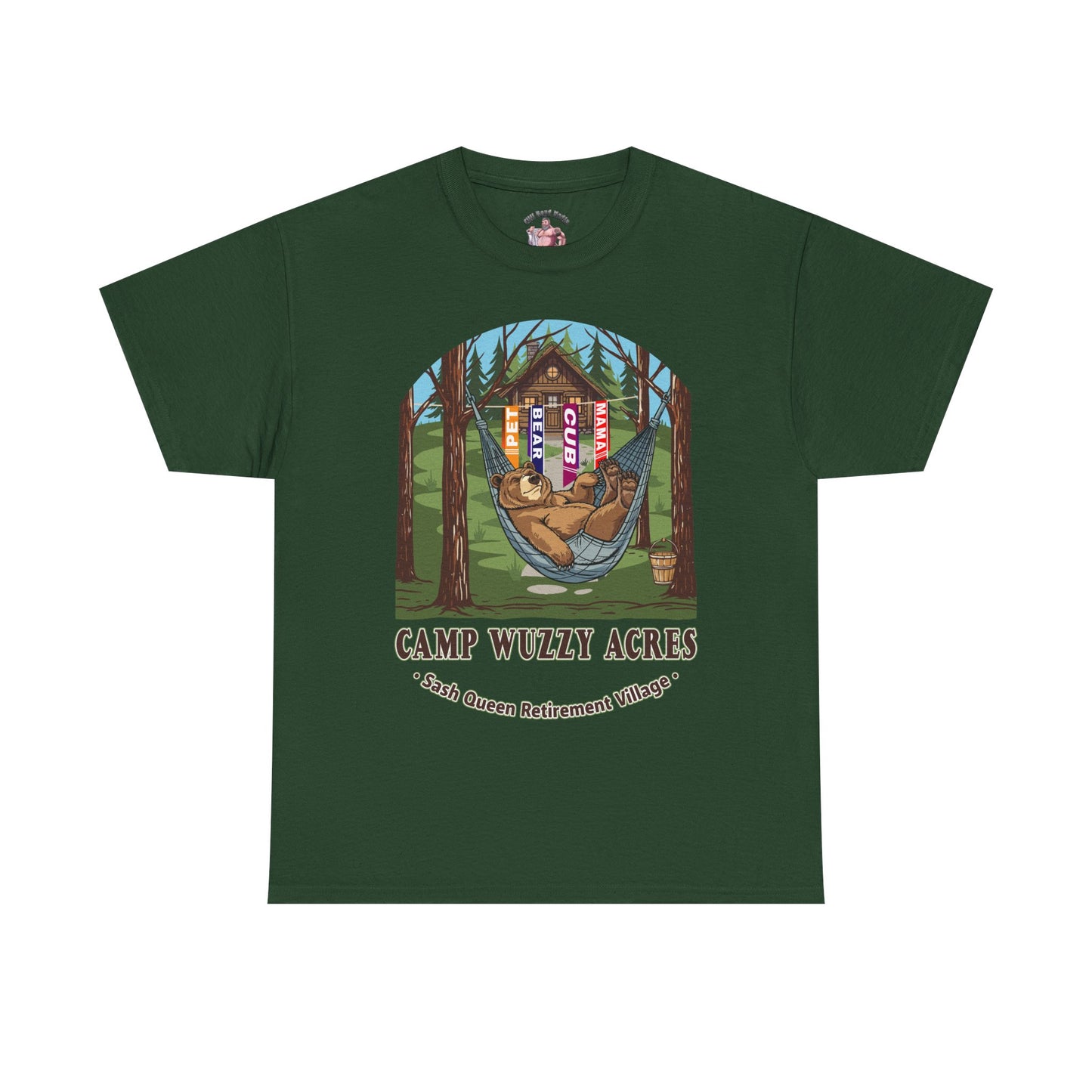 Campy Wuzzy Acres: Sash Queen Retirement Village Tee – NAB 2026 Fundraiser Shirt