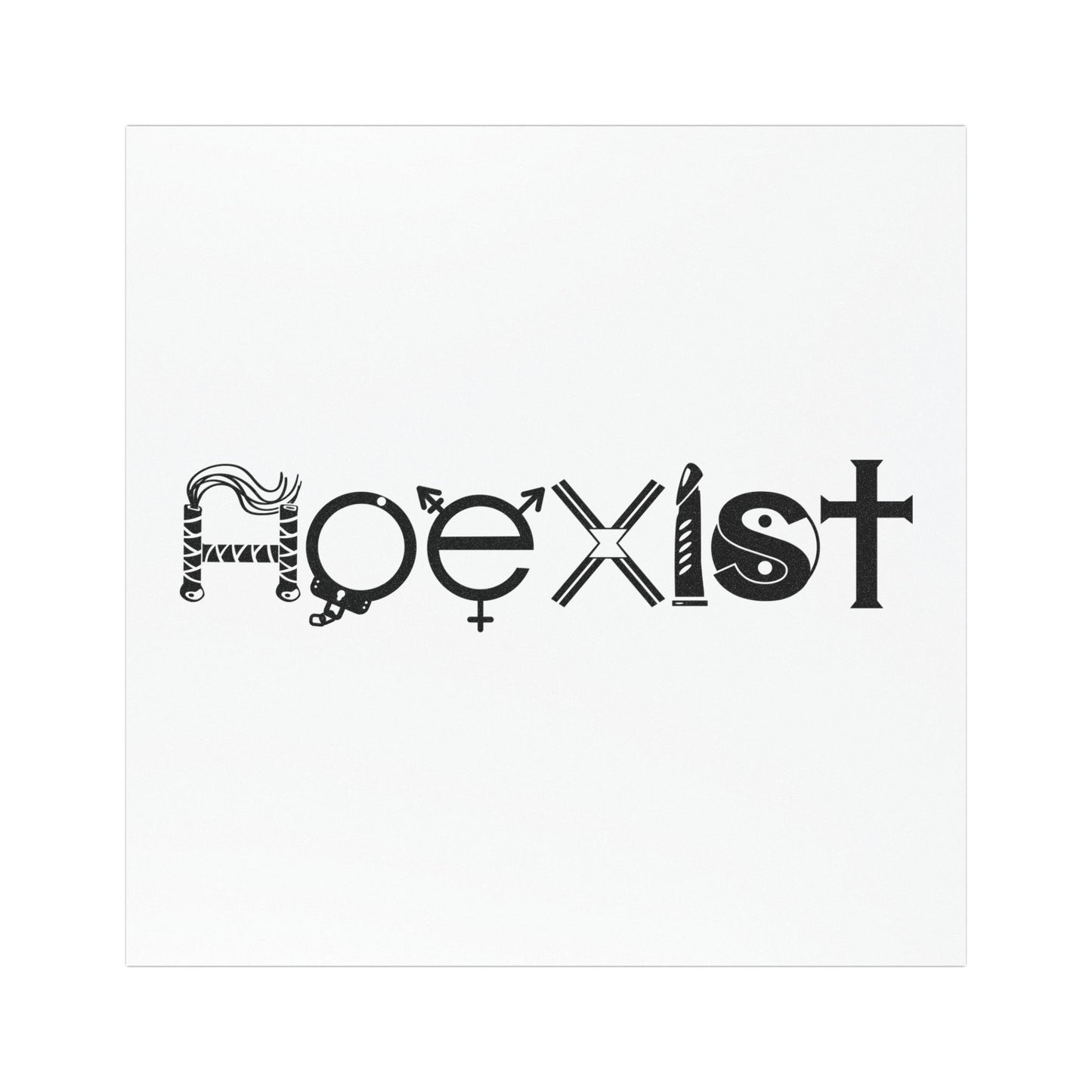 HOEXIST | Magnetic Bumper Sticker