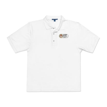 Embroidered Floral Tiger Polo Shirt — Small Chest Logo