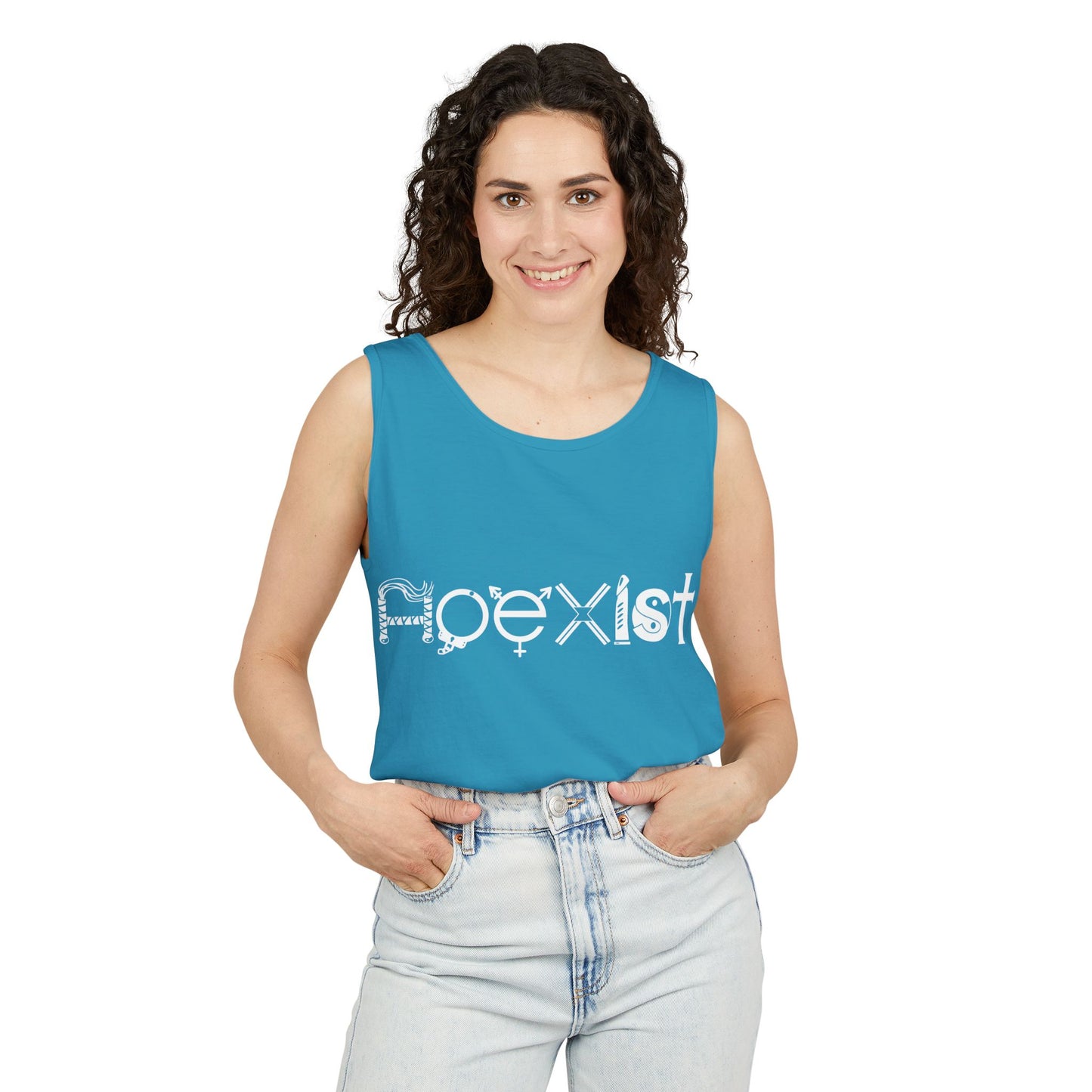 HOEXIST - White | Tank Top