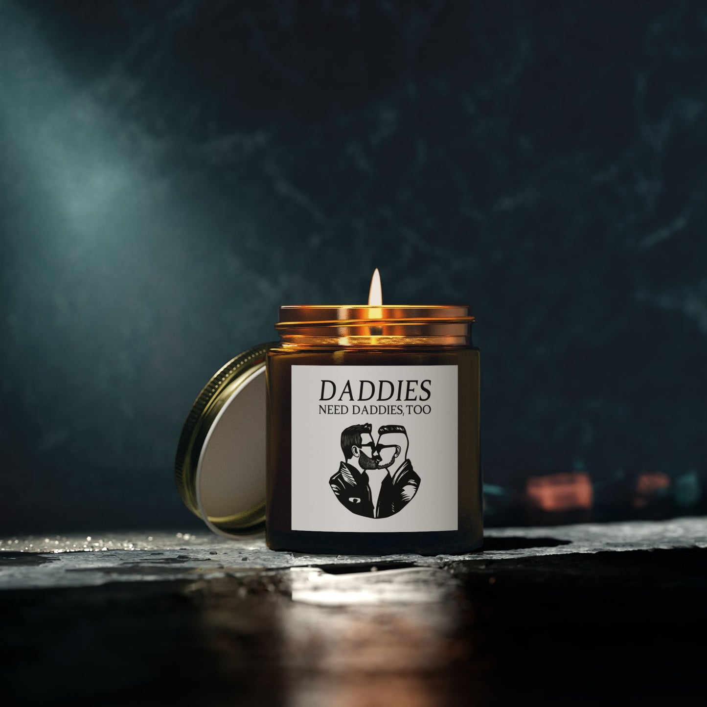 Daddies Need Daddies, Too | Scented Candles, Coconut Apricot Wax (4oz, 9oz)