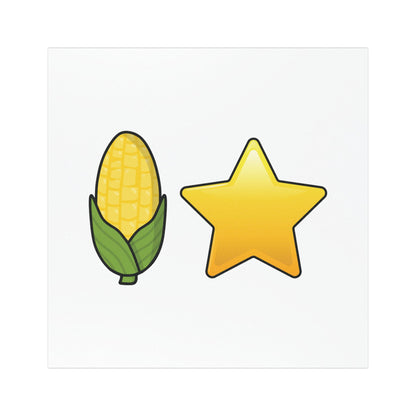 Corn Star | Magnetic Bumper Sticker