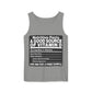 Vitamin D Nutrition Facts Tank Top — Funny Bear-Themed Sunlight Shirt