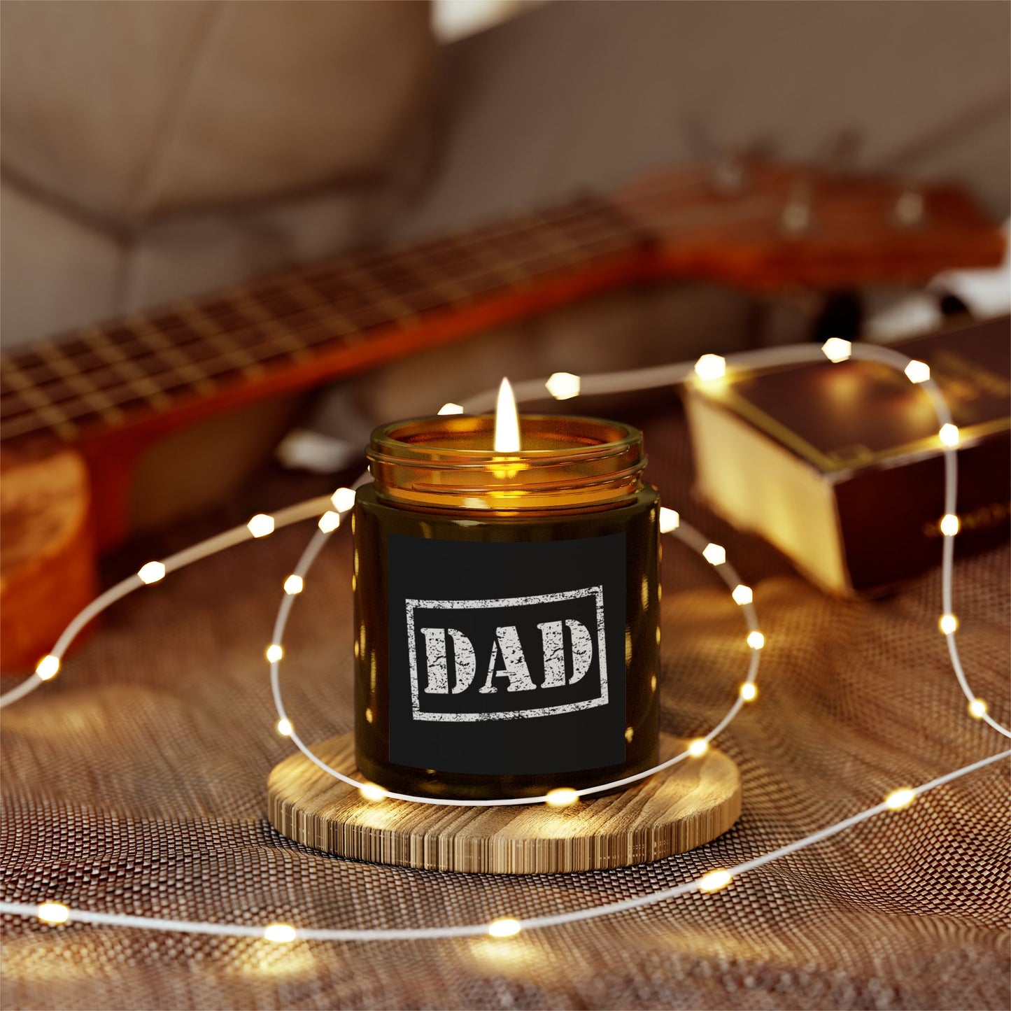 Dad | Scented Candles, Coconut Apricot Wax (4oz, 9oz)