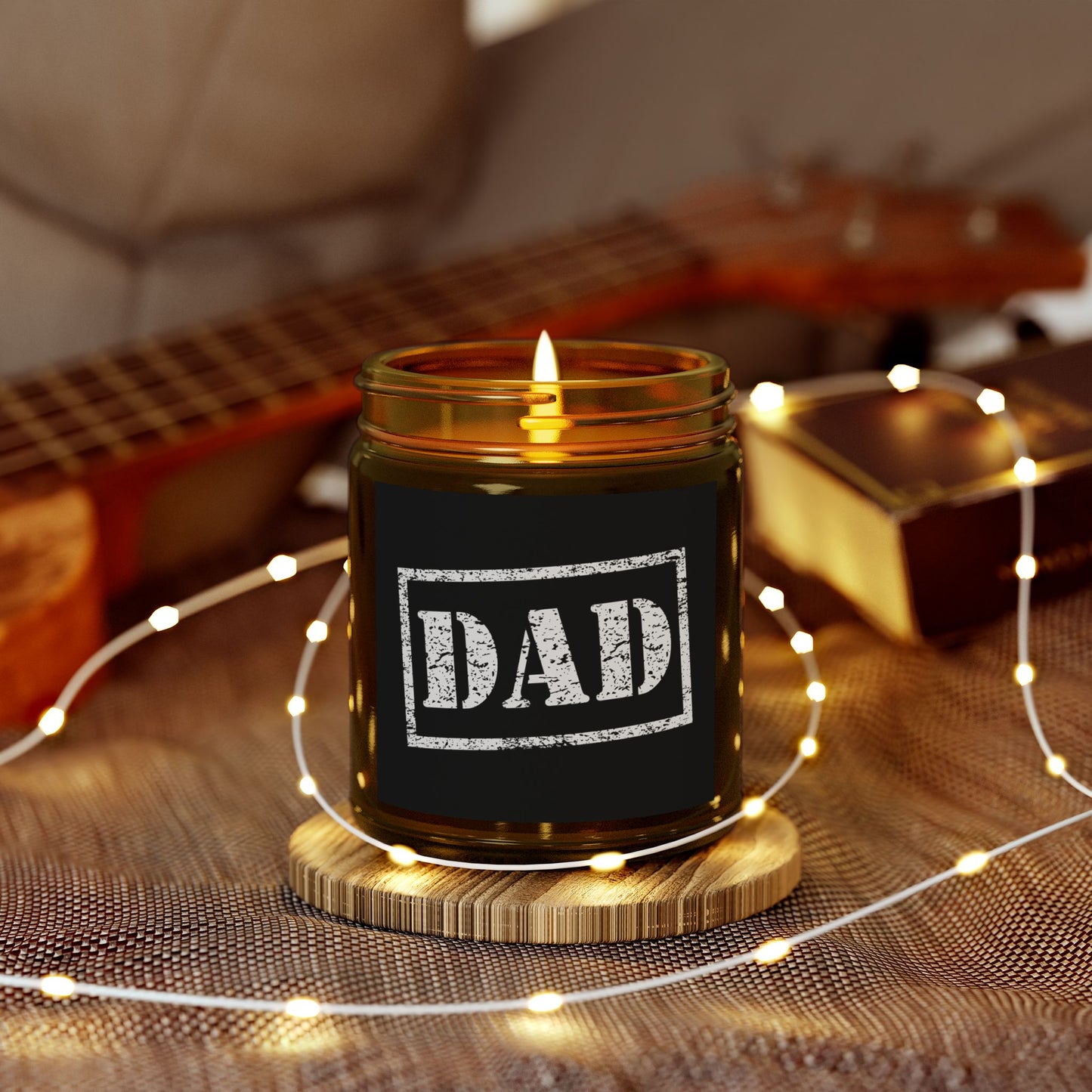 Dad | Scented Candles, Coconut Apricot Wax (4oz, 9oz)