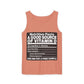 Vitamin D Nutrition Facts Tank Top — Funny Bear-Themed Sunlight Shirt