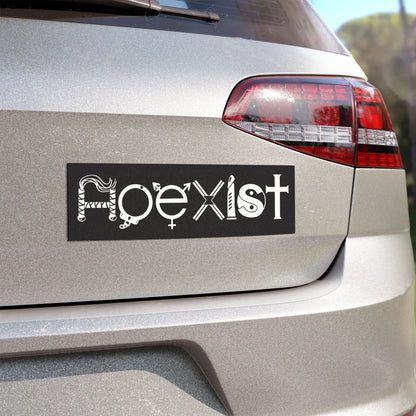 HOEXIST | Magnetic Bumper Sticker