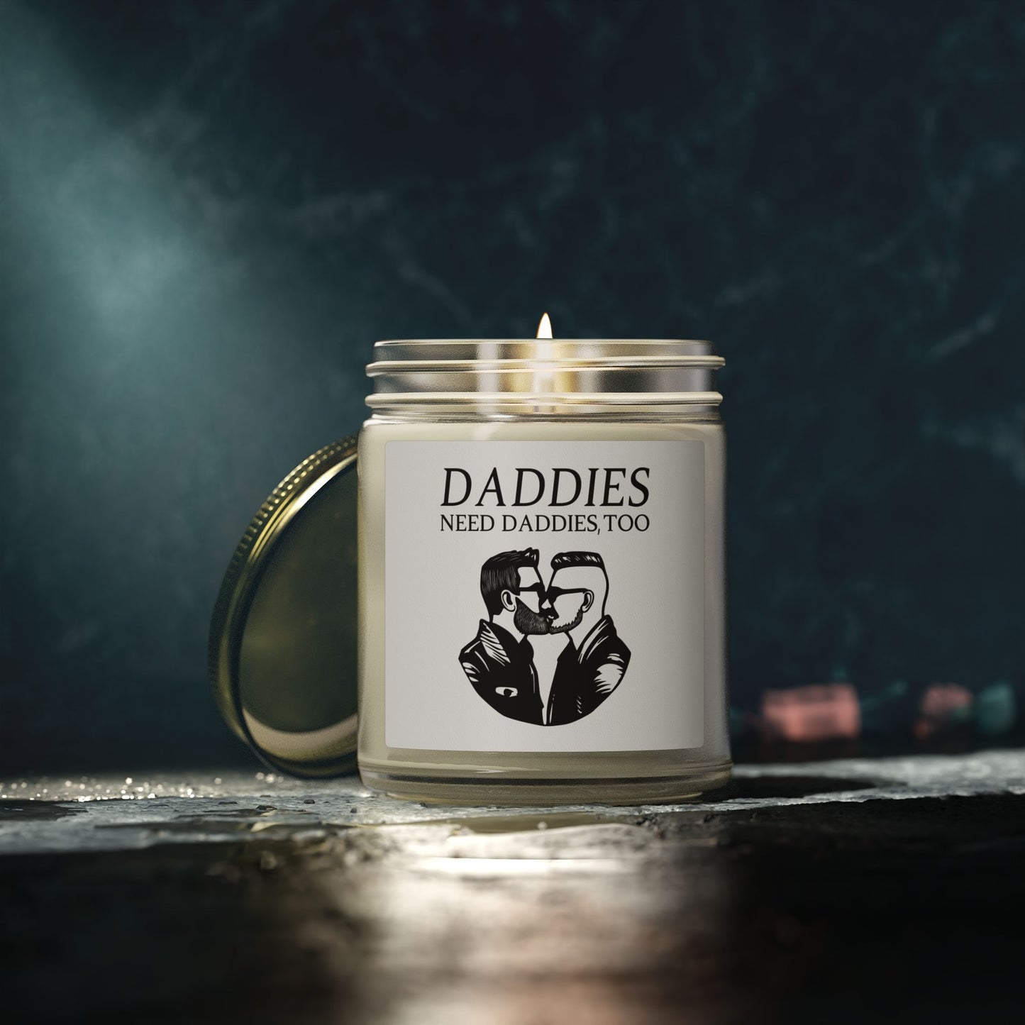 Daddies Need Daddies, Too | Scented Candles, Coconut Apricot Wax (4oz, 9oz)