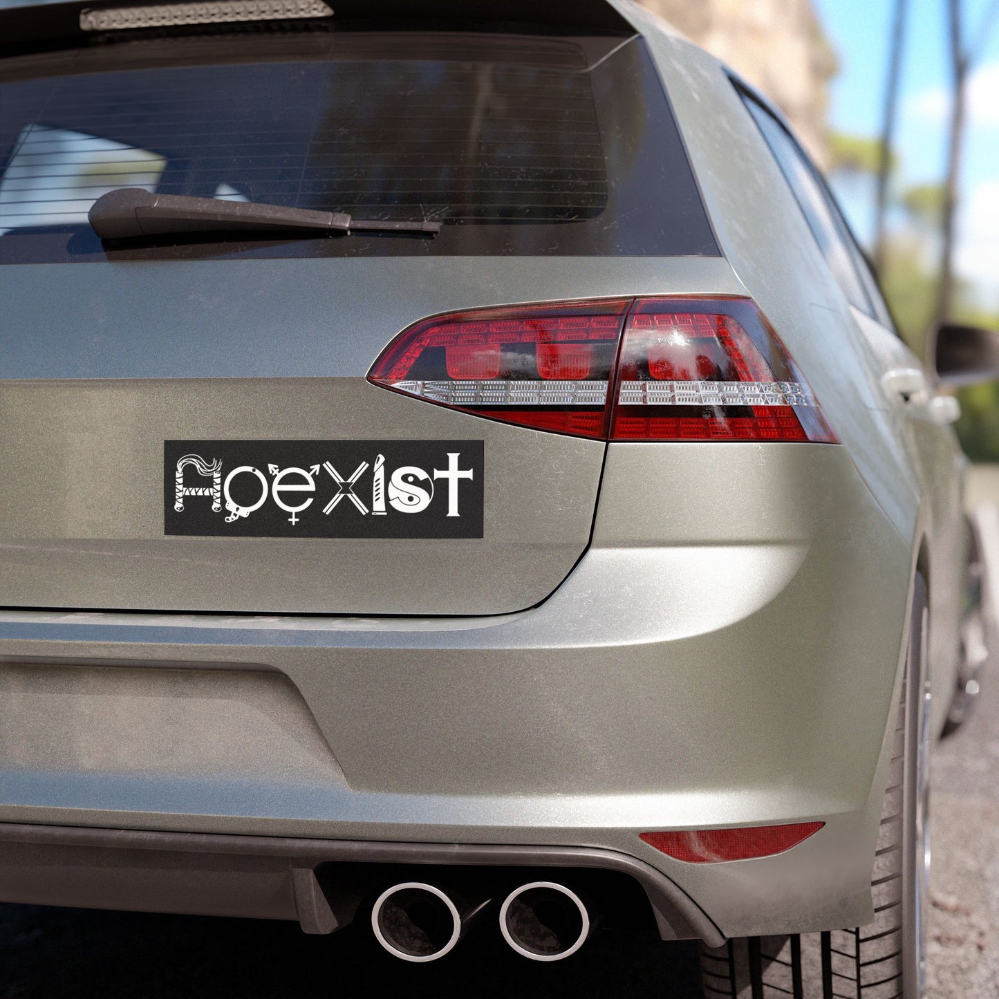 HOEXIST | Magnetic Bumper Sticker