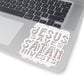 Jesus Saves, Satan Invests | Kiss Cut Sticker