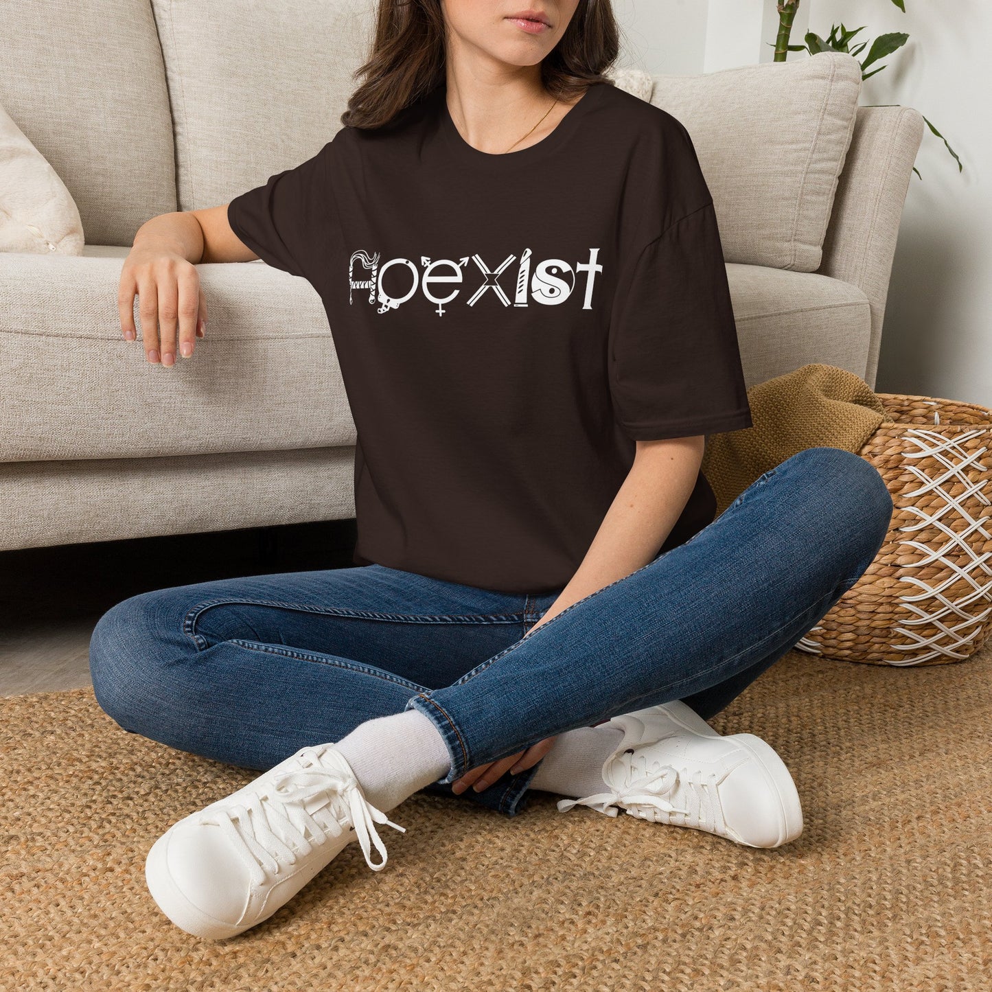 HOEXIST (White Letters)  | T-Shirt