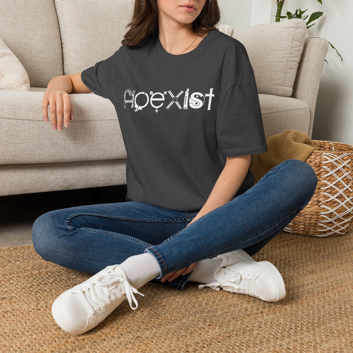 HOEXIST (White Letters)  | T-Shirt