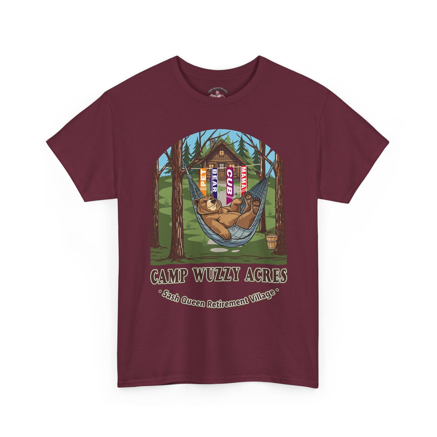 Campy Wuzzy Acres: Sash Queen Retirement Village Tee – NAB 2026 Fundraiser Shirt