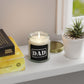Dad | Scented Candles, Coconut Apricot Wax (4oz, 9oz)