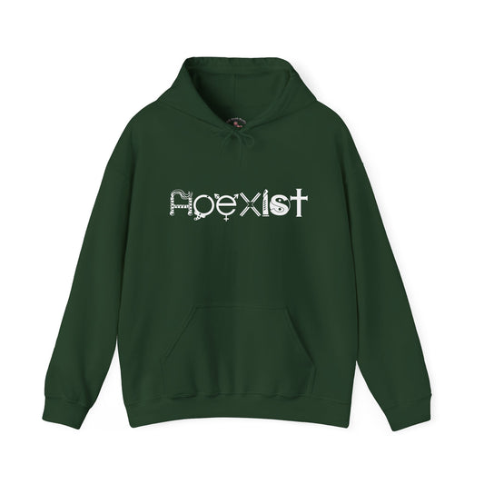 Hoexist - White | Hoodie