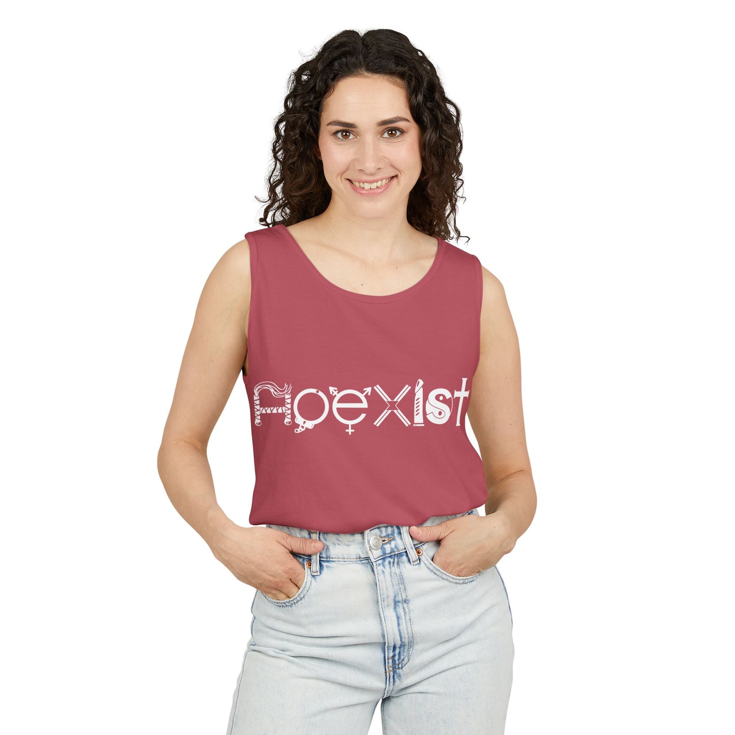 HOEXIST (White Letters) | Tank Top