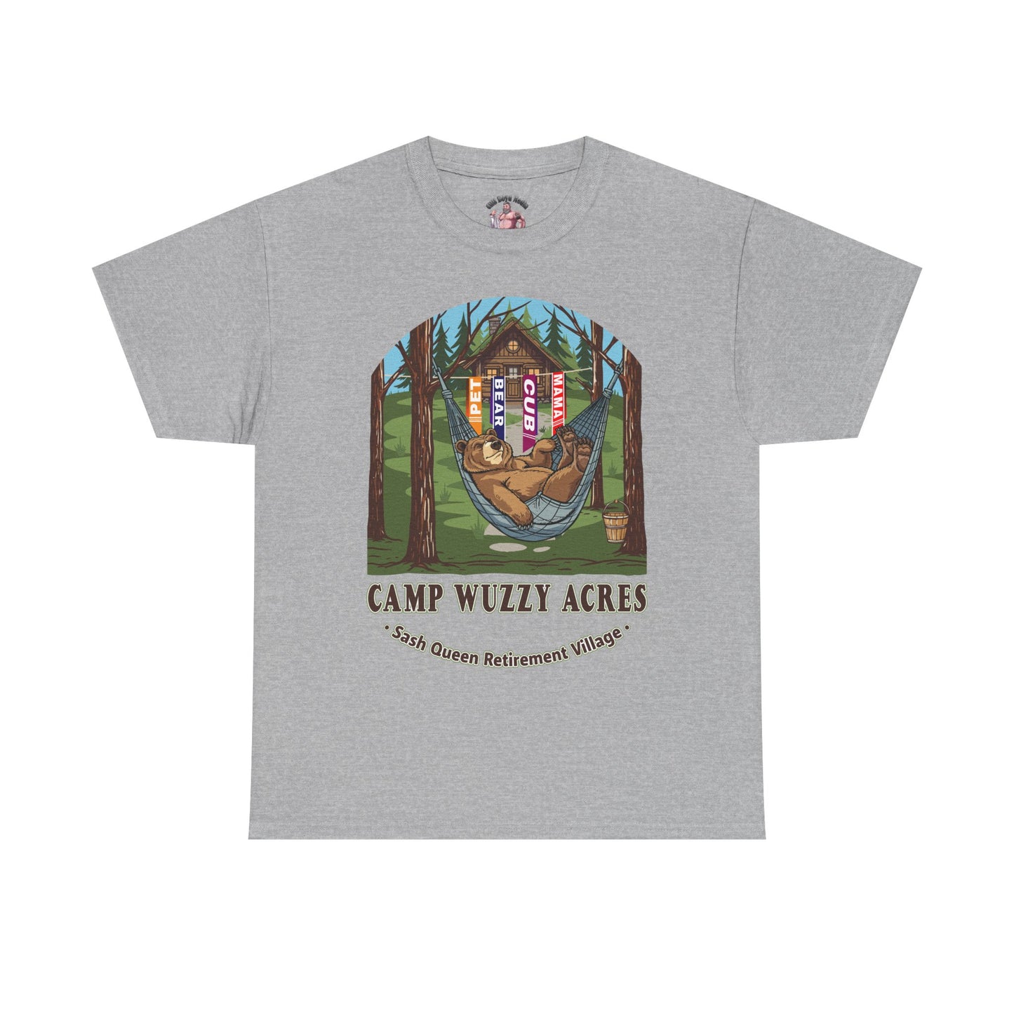 Campy Wuzzy Acres: Sash Queen Retirement Village Tee – NAB 2026 Fundraiser Shirt