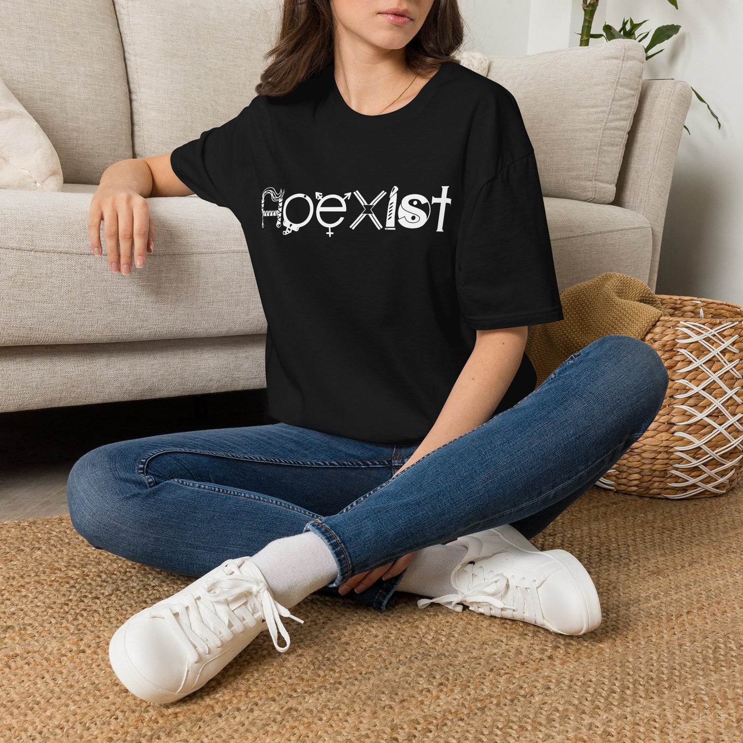 HOEXIST (White Letters)  | T-Shirt