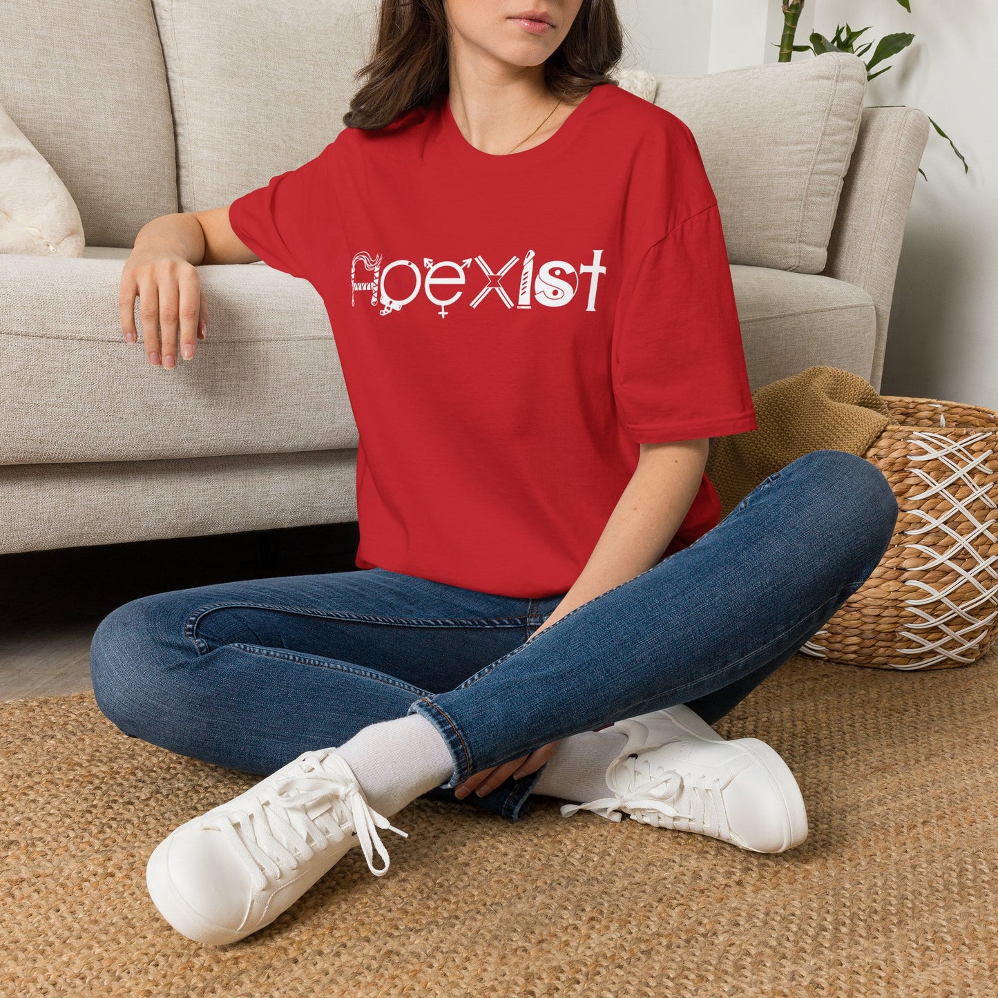 HOEXIST (White Letters)  | T-Shirt