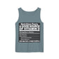Vitamin D Nutrition Facts Tank Top — Funny Bear-Themed Sunlight Shirt