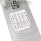 Jesus Saves, Satan Invests | Kiss Cut Sticker
