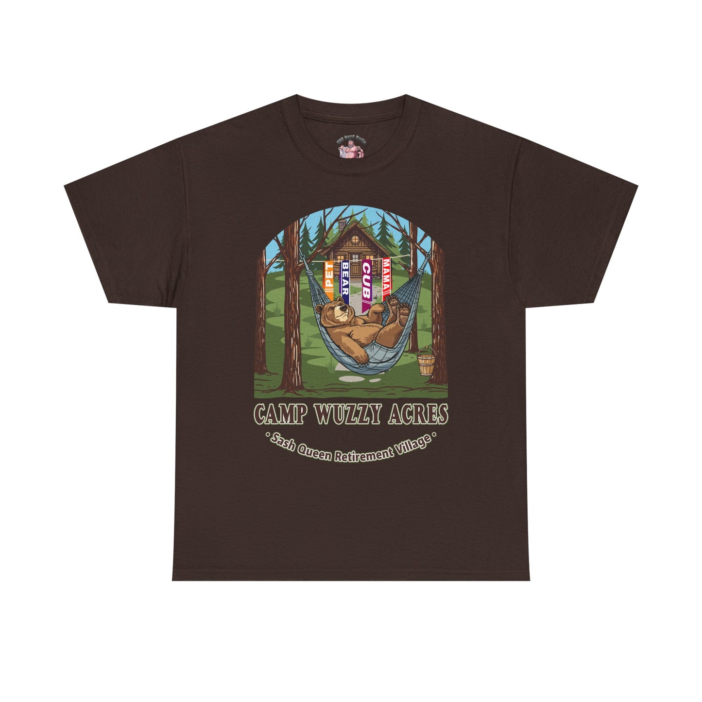 Campy Wuzzy Acres: Sash Queen Retirement Village Tee – NAB 2026 Fundraiser Shirt