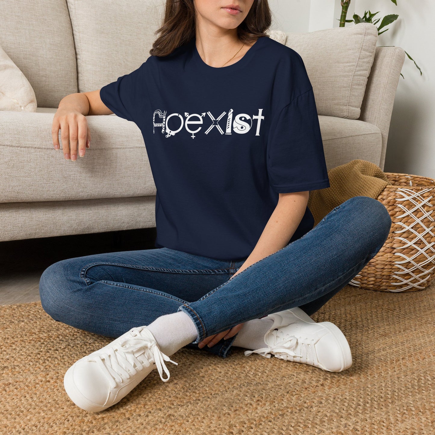 HOEXIST (White Letters)  | T-Shirt