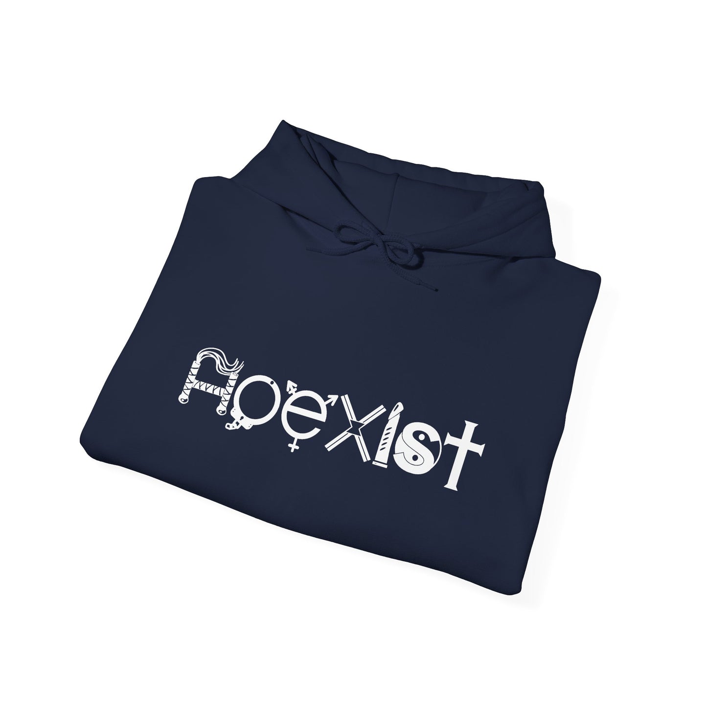 HOEXIST (White Letters) | Hoodie