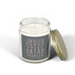 Jesus Saves, Satan Invests | Scented Candles, Coconut Apricot Wax (4oz, 9oz)