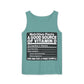 Vitamin D Nutrition Facts Tank Top — Funny Bear-Themed Sunlight Shirt