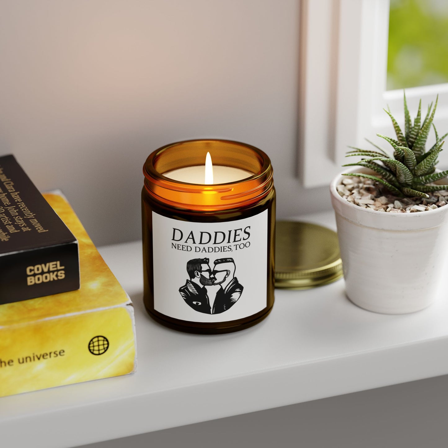 Daddies Need Daddies, Too | Scented Candles, Coconut Apricot Wax (4oz, 9oz)