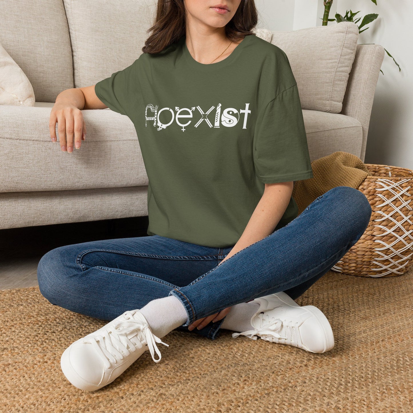 HOEXIST (White Letters)  | T-Shirt