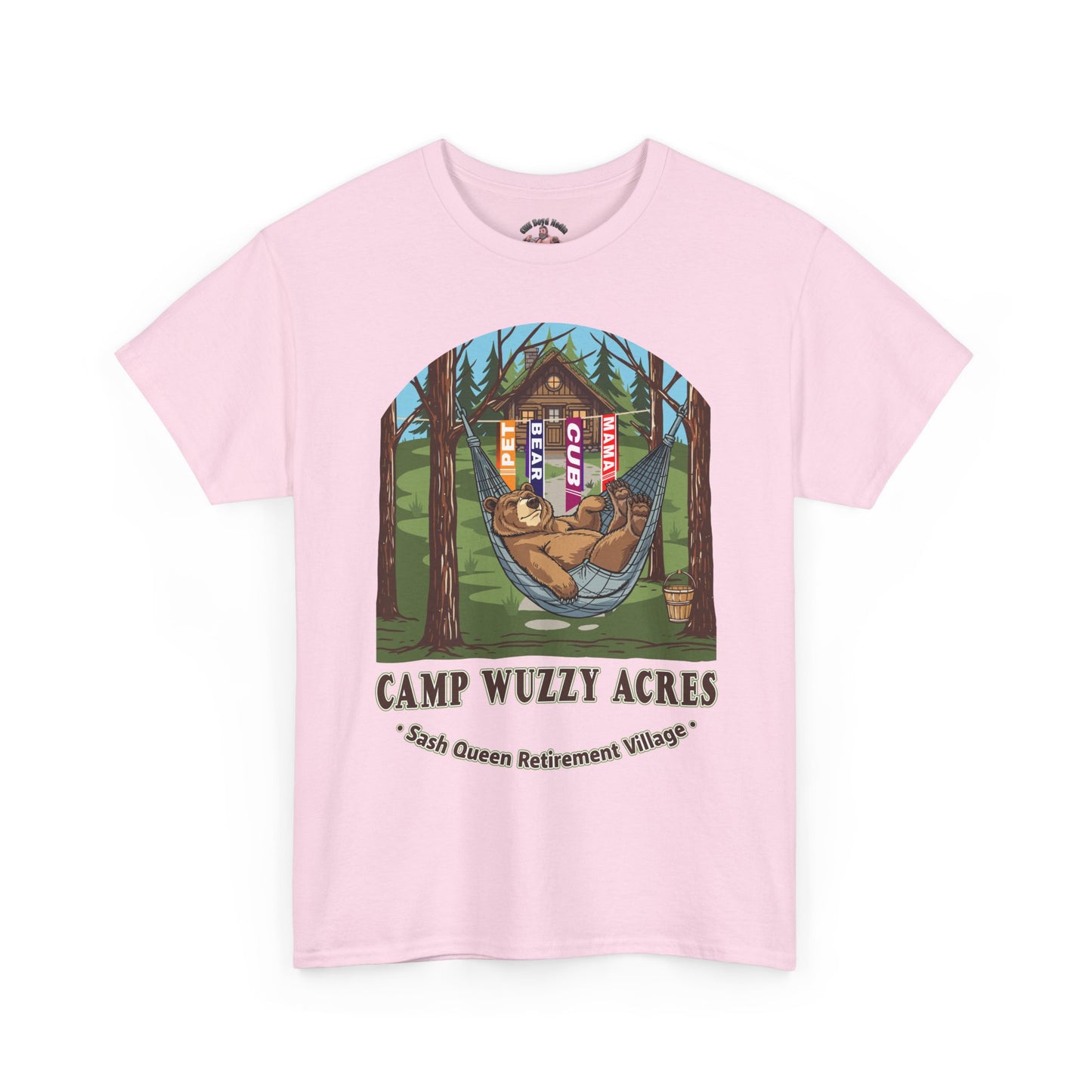 Campy Wuzzy Acres: Sash Queen Retirement Village Tee – NAB 2026 Fundraiser Shirt
