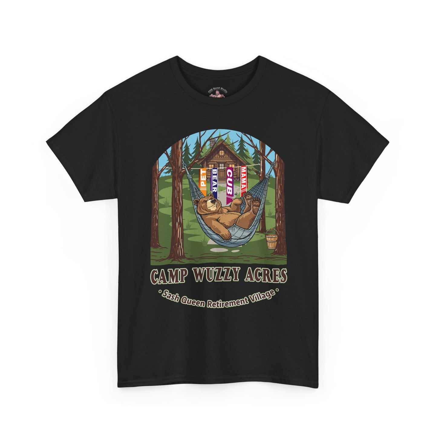 Campy Wuzzy Acres: Sash Queen Retirement Village Tee – NAB 2026 Fundraiser Shirt