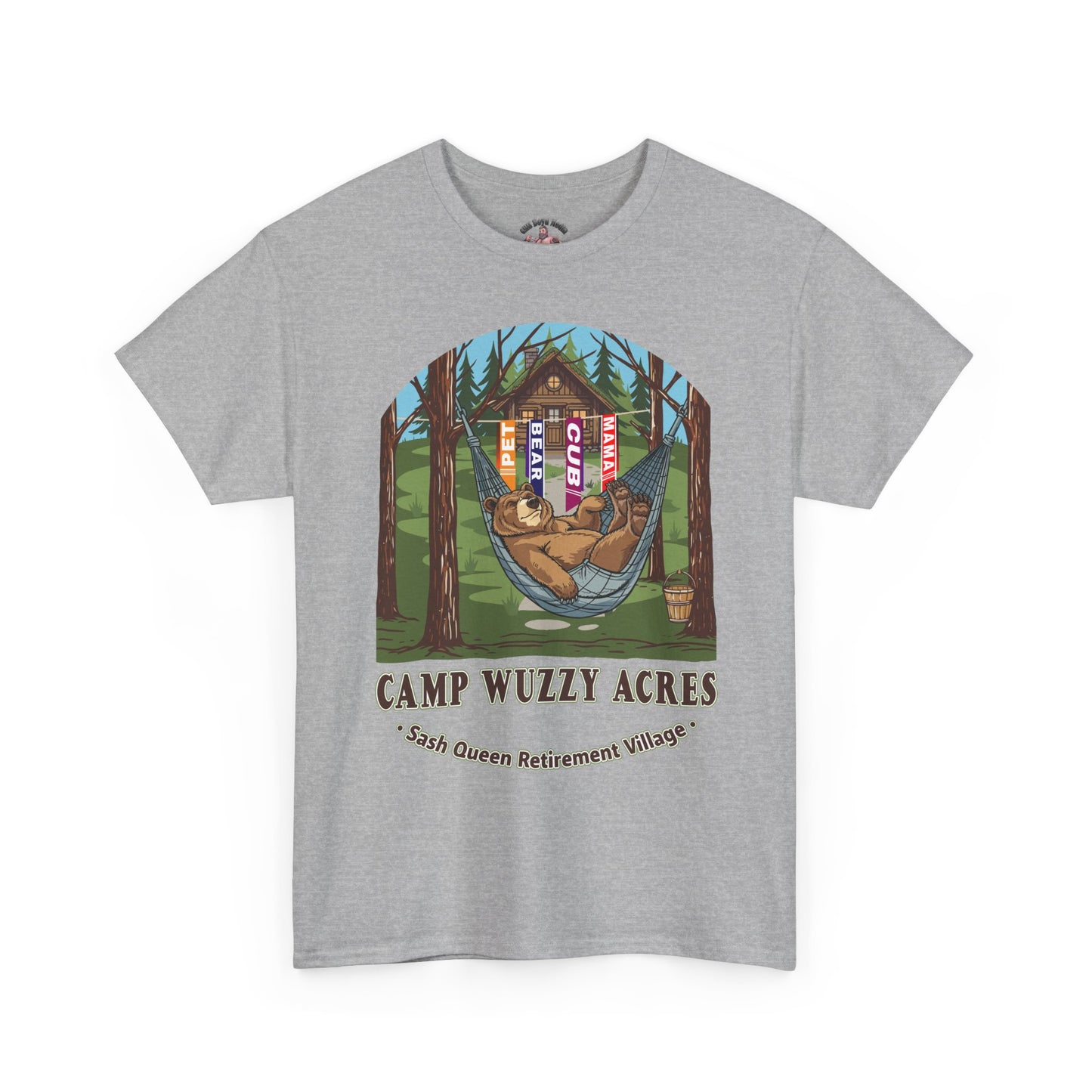 Campy Wuzzy Acres: Sash Queen Retirement Village Tee – NAB 2026 Fundraiser Shirt