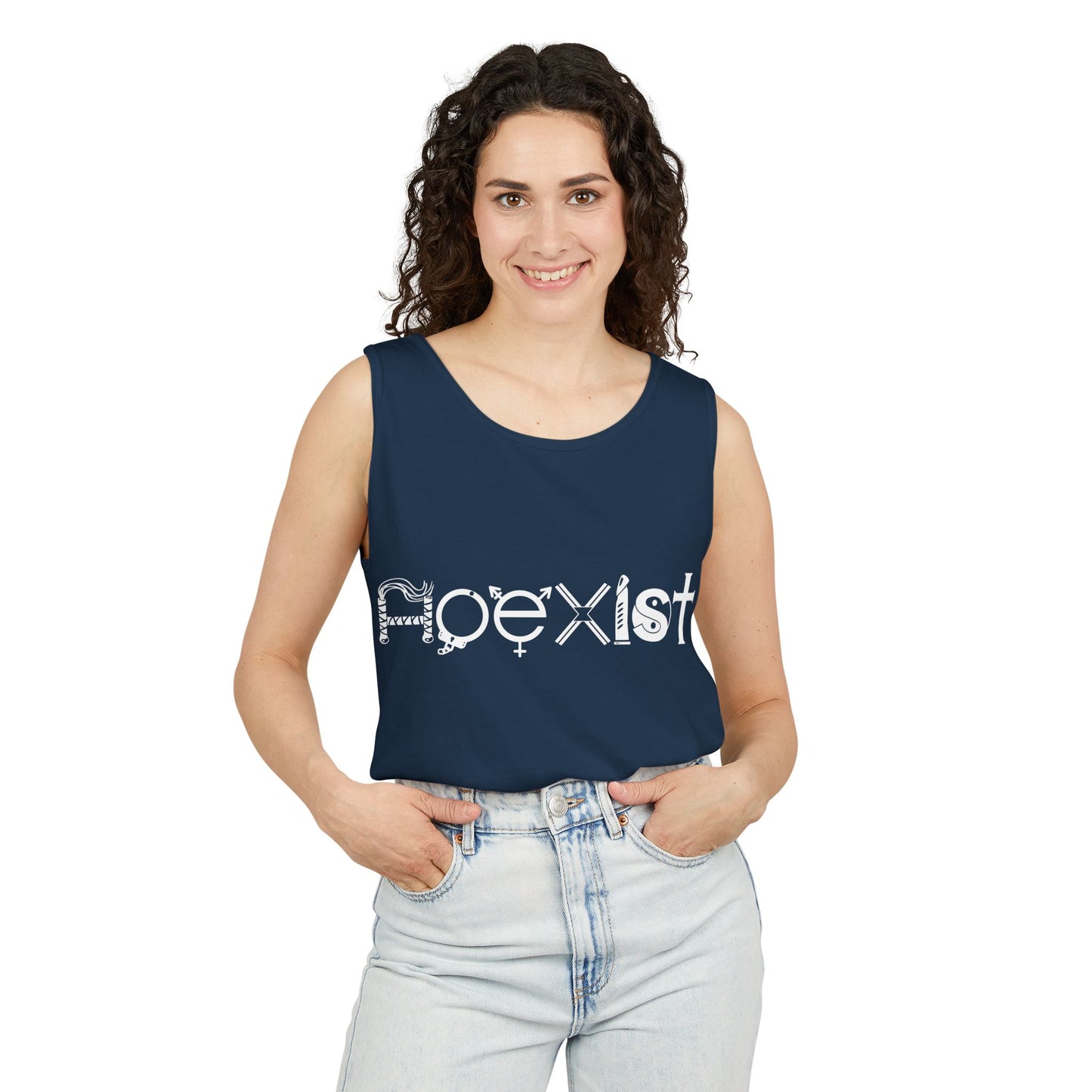 HOEXIST - White | Tank Top