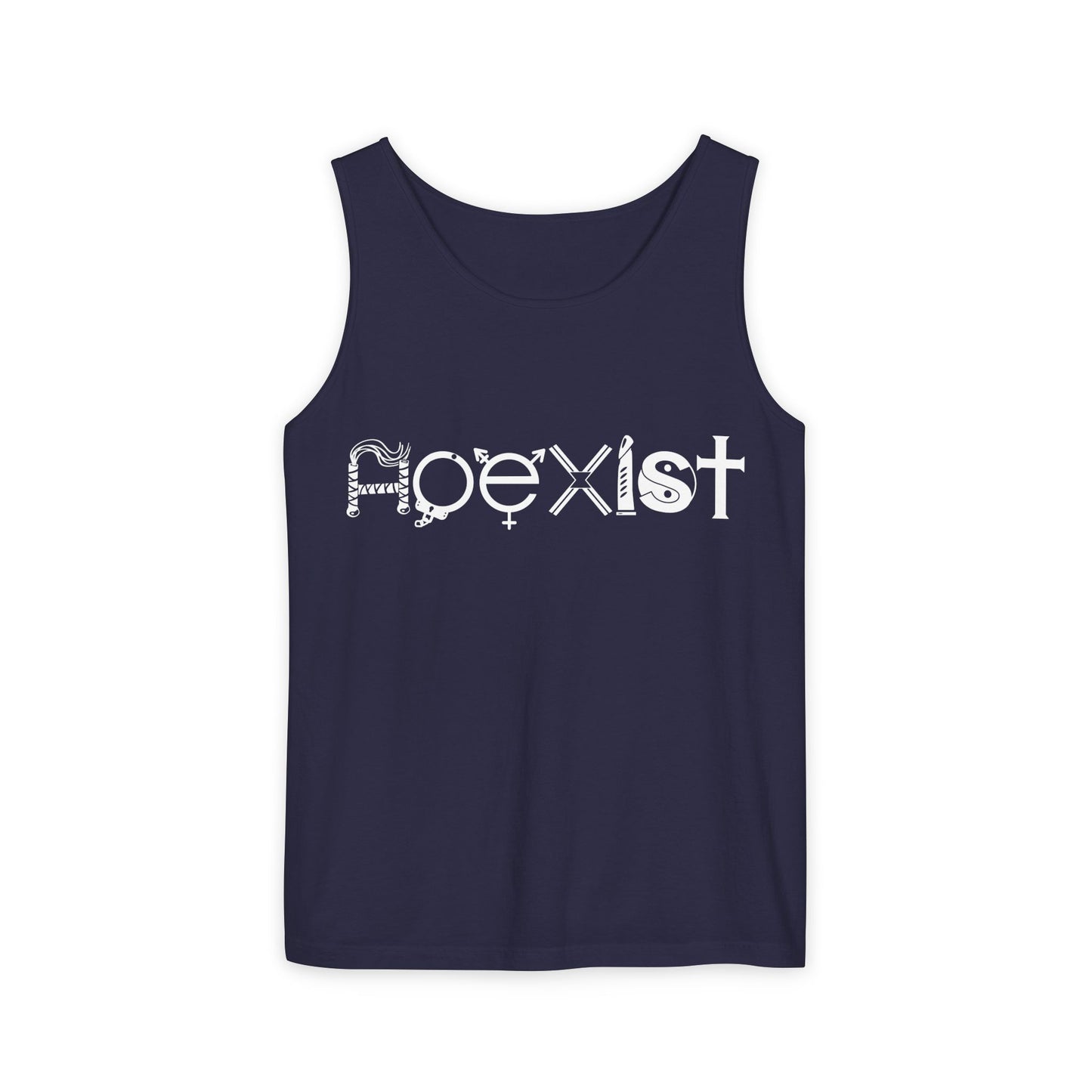 HOEXIST (White Letters) | Tank Top