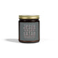 Jesus Saves, Satan Invests | Scented Candles, Coconut Apricot Wax (4oz, 9oz)