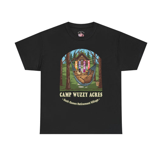 Campy Wuzzy Acres: Sash Queen Retirement Village Tee – NAB 2026 Fundraiser Shirt