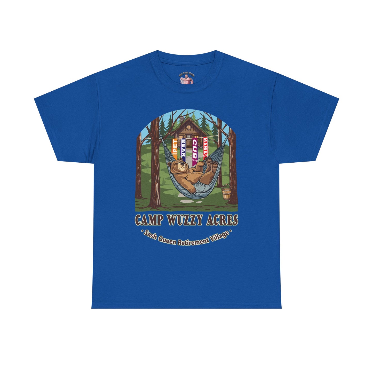 Campy Wuzzy Acres: Sash Queen Retirement Village Tee – NAB 2026 Fundraiser Shirt