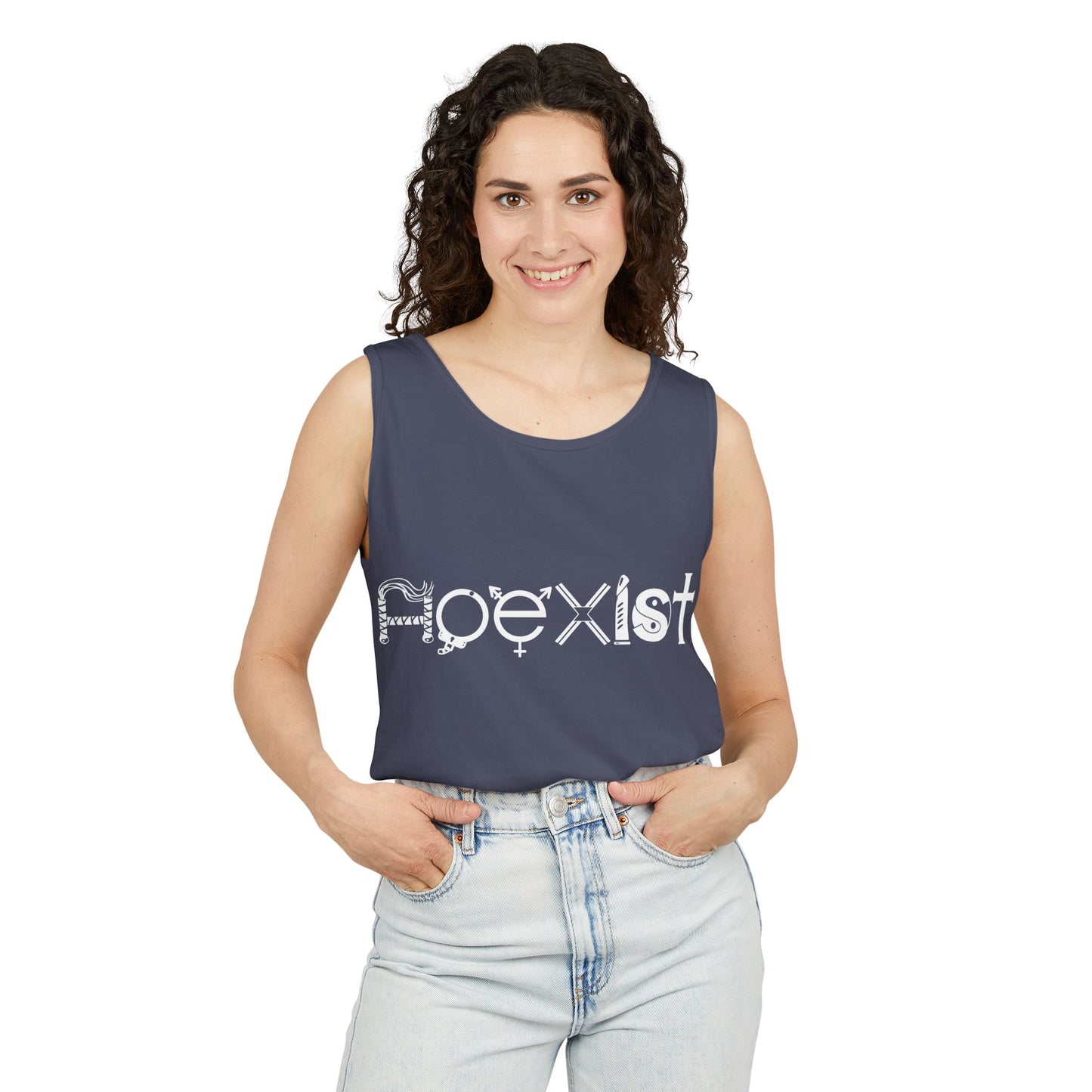 HOEXIST - White | Tank Top