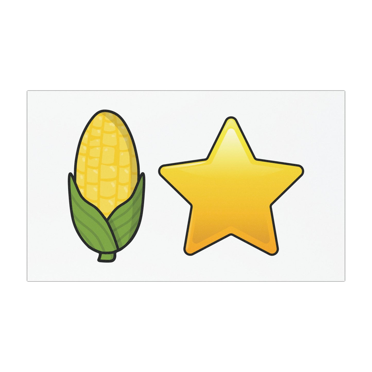 Corn Star | Magnetic Bumper Sticker