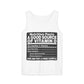 Vitamin D Nutrition Facts Tank Top — Funny Bear-Themed Sunlight Shirt