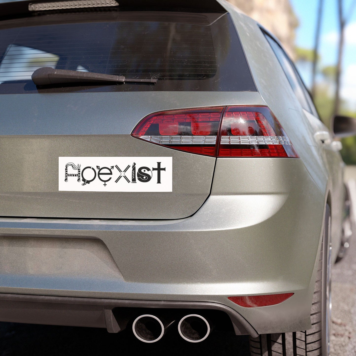 HOEXIST | Magnetic Bumper Sticker